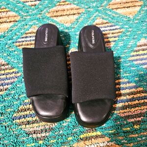 Maurices Black Women's Slide Sandals